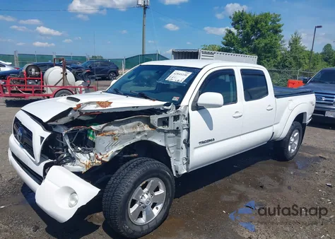 2011 Toyota Tacoma Double Cab Long Bed из США, поврежденный, VIN 3TMMU4FN4BM026455